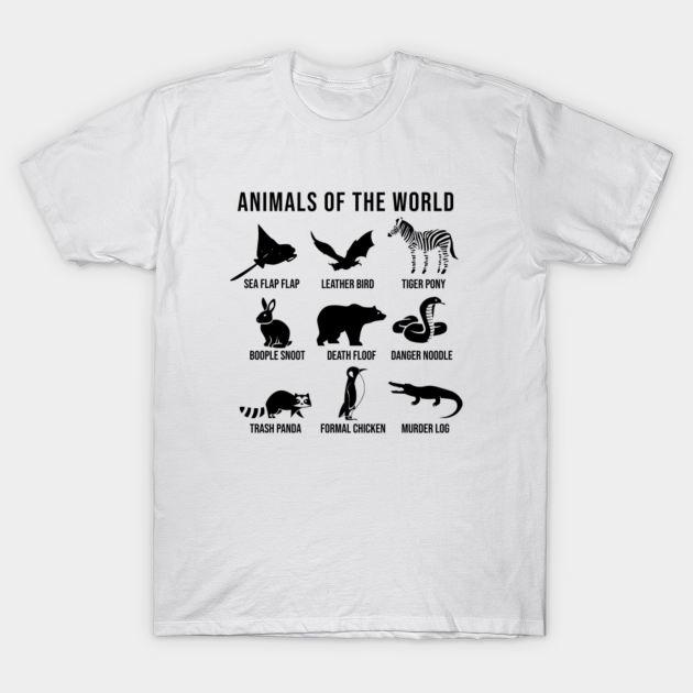 Animals of The world - Animals Of The World - T-Shirt | TeePublic