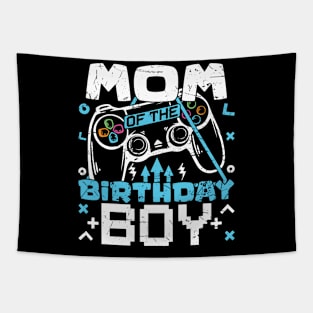 Mom of the Birthday Boy Matching Video Game Birthday Party Tapestry