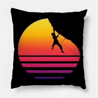 Climbing Sunset Shirt Pillow