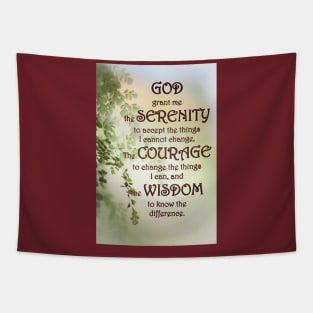 The Serenity Prayer Tapestry