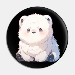 Polar Bear Big Boy Pin