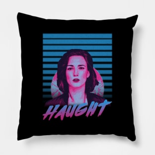 Retro Nicole Haught Pillow