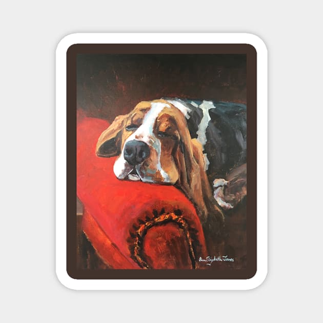 Let Sleeping Dogs Lie Magnet by Susan1964