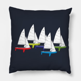 Snipe One-Design Sailboats Racing Pillow