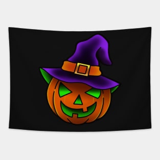 Halloween Pumpkin Tapestry