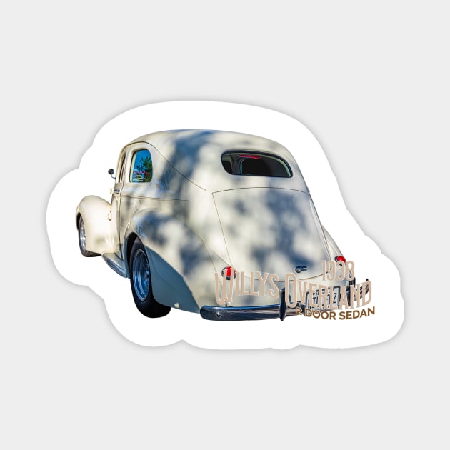 1938 Willys Overland 2 Door Sedan Magnet by Gestalt Imagery