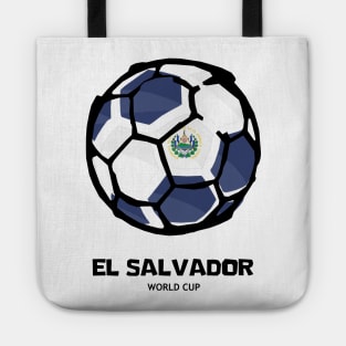 El Salvador Football Country Flag Tote