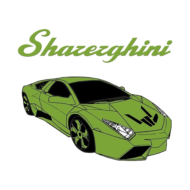 sharerghini, sharerghini merch,sharerghini Green rainbow by Yoyo Star