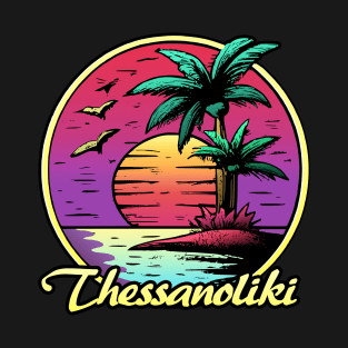 Thessanoliki summer sunset Sun T-Shirt