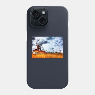 Cley Windmill at Cley next the Sea, Norfolk, England Phone Case