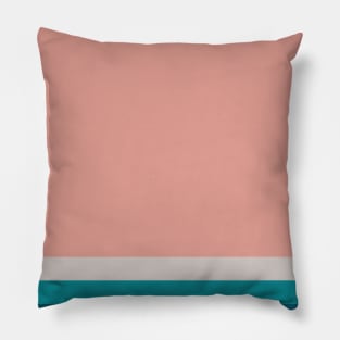 A shocking harmony of Rouge, Blush, Pastel Gray, Dark Cyan and Philippine Indigo stripes. Pillow