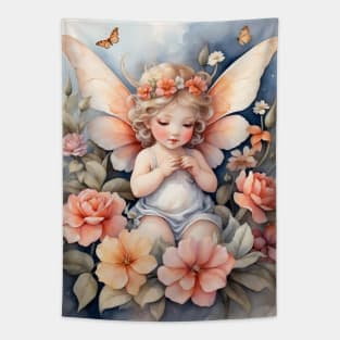 Cherub - Angel with Wings Tapestry