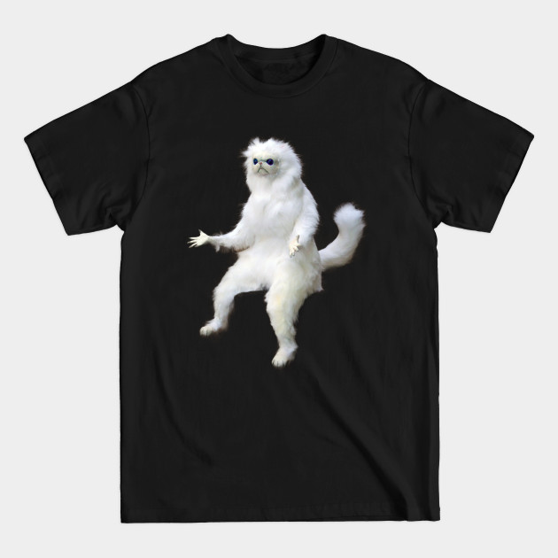 White Cat Cat Meme - Cat - T-Shirt