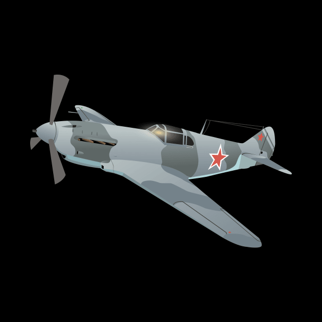 LaGG-3 Soviet WW2 Fighter Aircraft by NorseTech