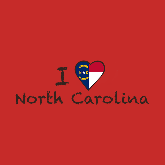 I Love North Carolina by JellyFish92