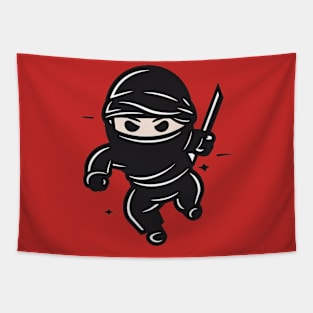 Cute Ninja Tapestry