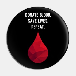 Donate Blood Pin