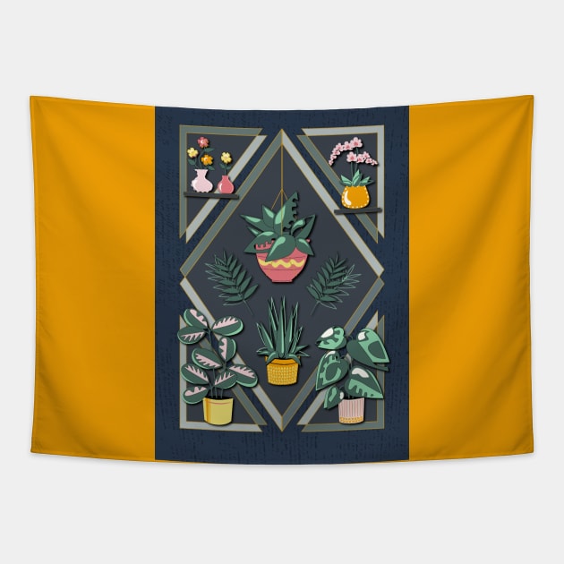 House Plants Tapestry by ameemax