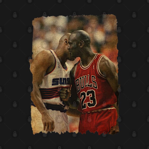 Charles Barkley #34 vs Michael Jordan #23 by CAH BLUSUKAN