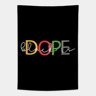 Black Is Dope Tapestry