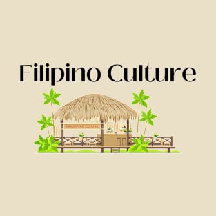 Filipino American Filipino Culture Bahay Kubo T-Shirt