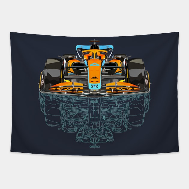 MCL36 Sketch Tapestry by Worldengine