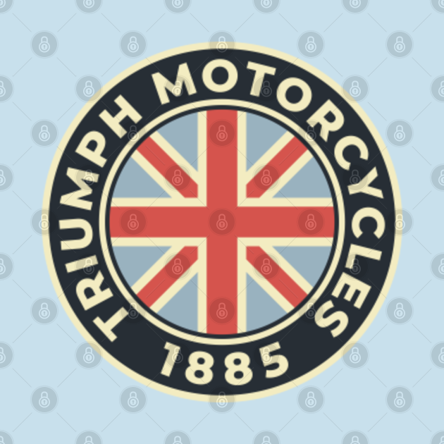 Triumph Motorcycles 1885 Custom Vintage Logo Triumph T Shirt Teepublic