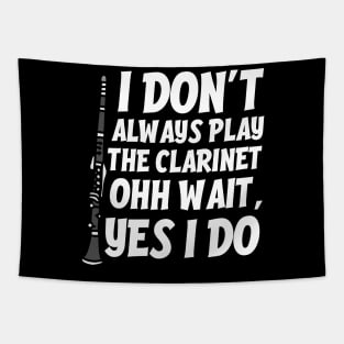 Funny Clarinet Quote Tapestry