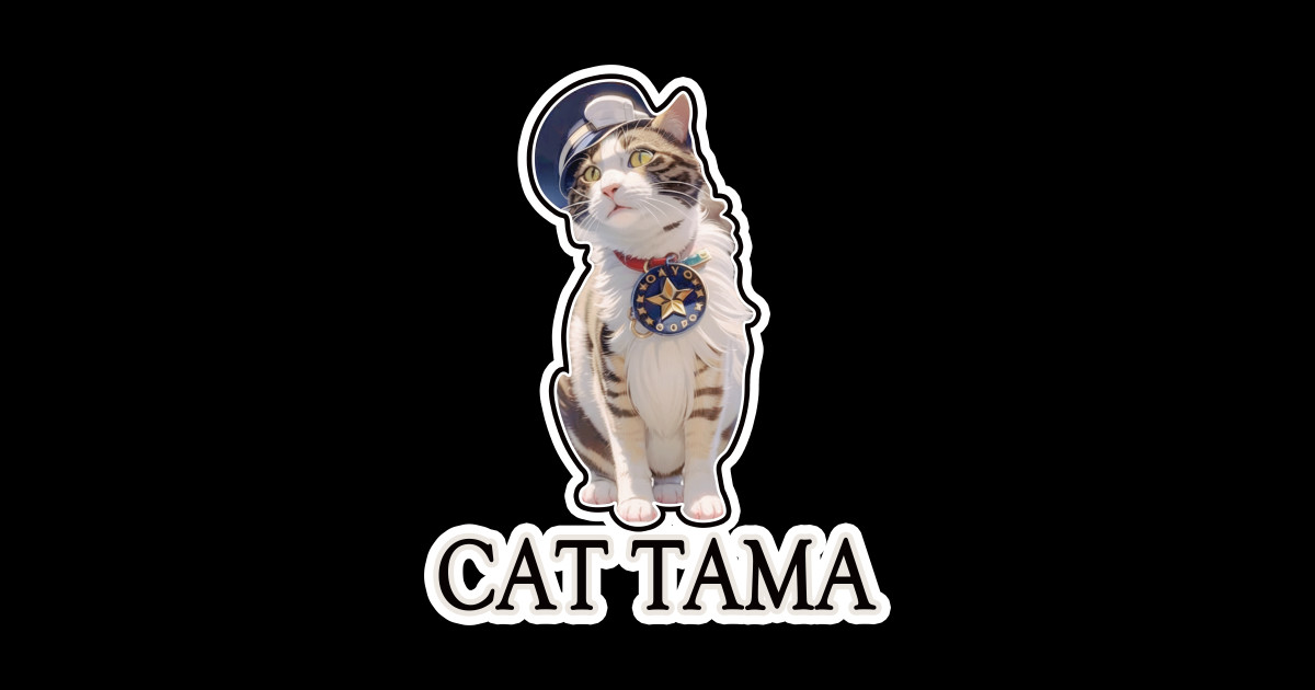 Tama Super Station Master - Popular Cat Webmaster - Sticker | TeePublic