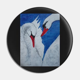 The Queens Bird -Swan Pin