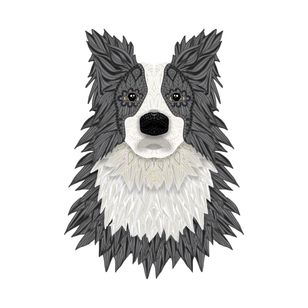 Border Collie Blue Merle by ArtLovePassion