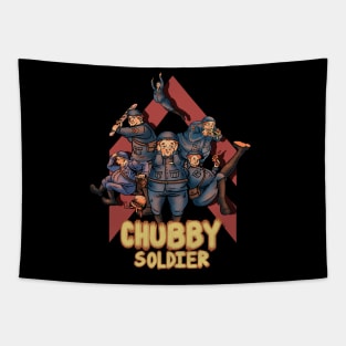 Chubby soldier Tapestry