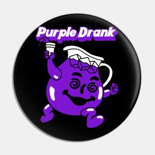 Purple Drank Man Pin