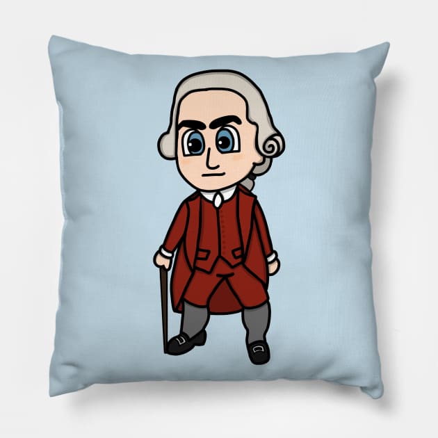 Chibi Sam Adams (Large Print) Pillow by Aeriskate