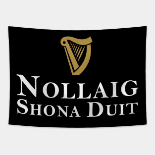 Nollaig Shona Duit Christmas Irish Drink Tapestry