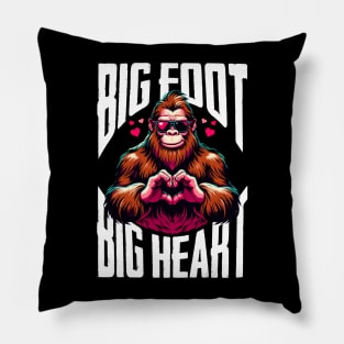 Sasquatch Big Foot  Big Heart Pillow