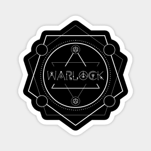 Warlock Character Class TRPG Tabletop RPG Gaming Addict Magnet