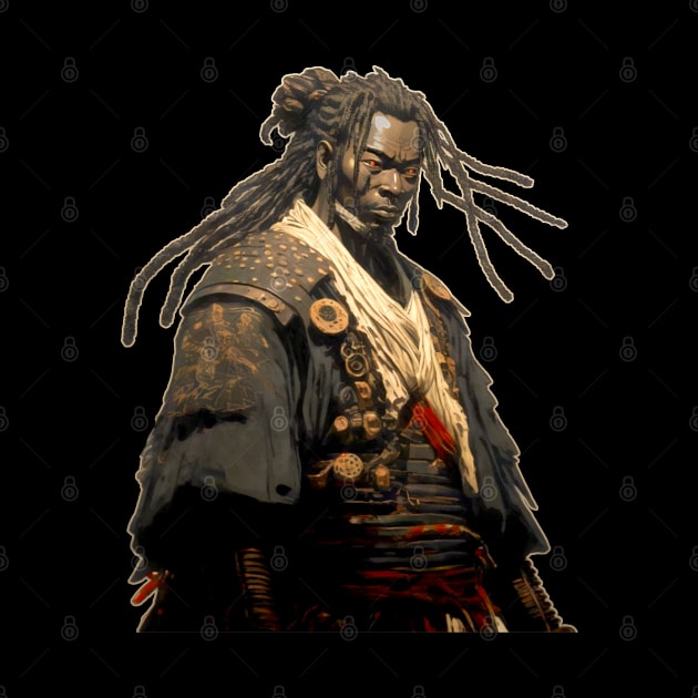 Yasuke Black Samurai in 1579 Feudal Japan No. 3 by Puff Sumo