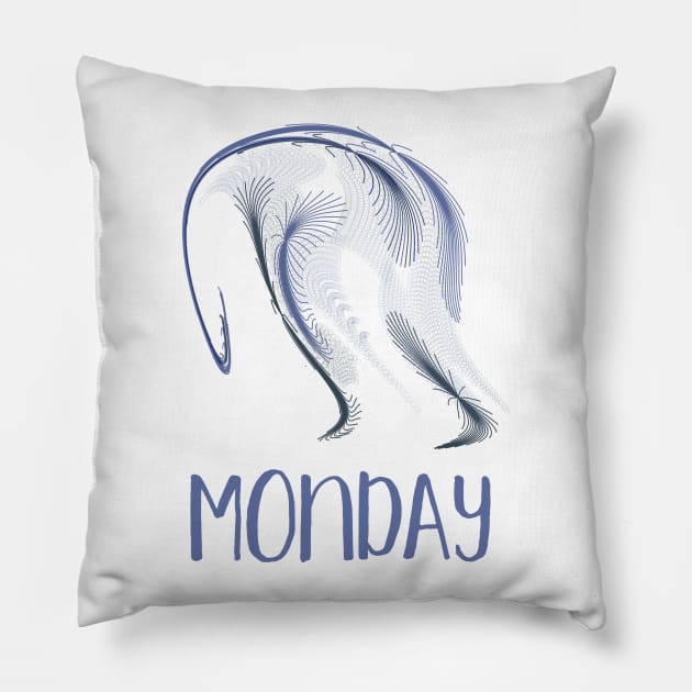 The Monday Blues Pillow by donovanh