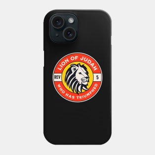 Lion of Judah Name of Jesus Christ Religious Religion Faith Christian Scripture Bible Holy Encouragement Phone Case