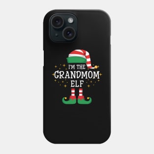 I'm The Grandmom Elf Matching Family Christmas Pajama Phone Case