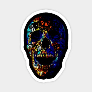 Skull with Mirror Effect Magnet