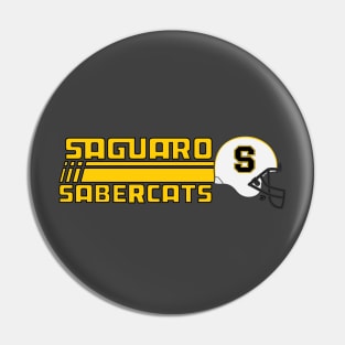 Saguaro Sabercats (Rush Secondary - Black Lined) Pin