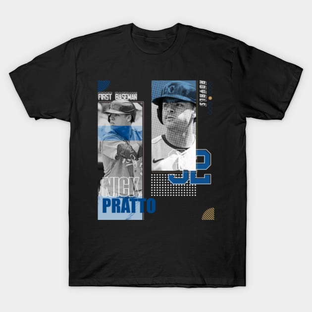 Rinkha Nick Pratto Baseball Paper Poster Royals 7 T-Shirt
