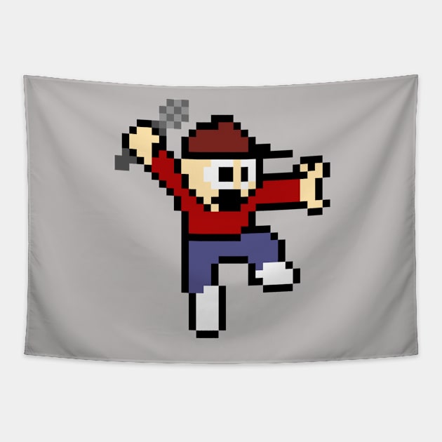 Podcaster Sprite Tapestry by AtomicRocketStudios