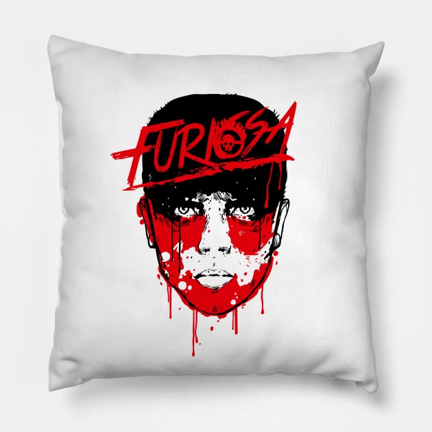 Furiosa Tank R. Pillow by demonigote