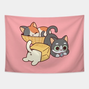 Tokaido Cats Kawaii Tapestry