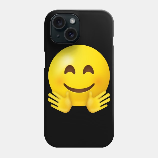 Hugging emoji face Phone Case by Vilmos Varga