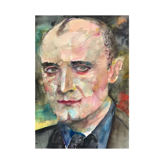 PHIL COLLINS watercolor portrait by lautir