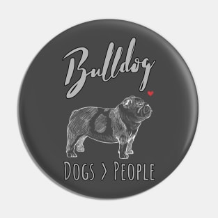 Bull Dog - Dogs > People Pin